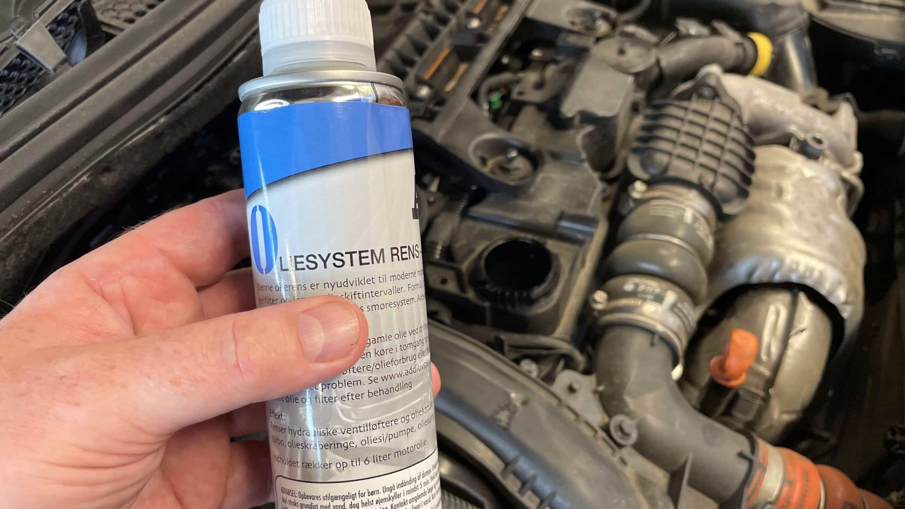 Olierens til motorolie systemet